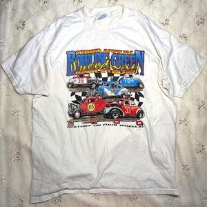 Vintage 2000 Bowling Green Speedway Reunion T-Shirt – Size XL – Flawed